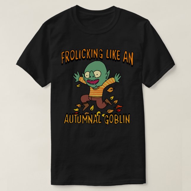 Camiseta Autumnal Goblin (Frente do Design)