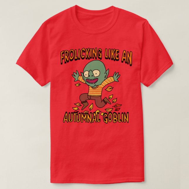 Camiseta Autumnal Goblin (Frente do Design)