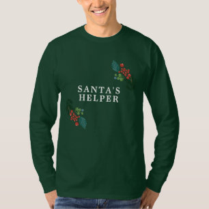 Camiseta Auxiliar Botânico de Natal Feriado de Natal