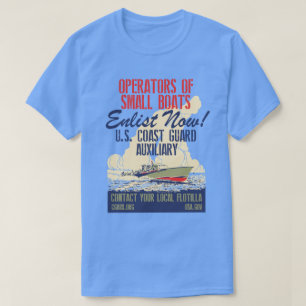 CAMISETA AUXILIAR DA GUARDA COSTEIRA