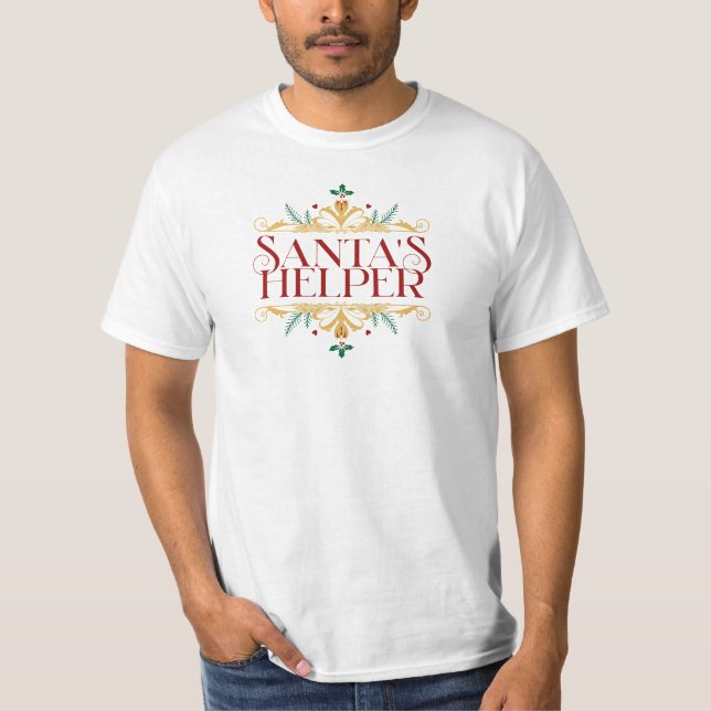 Camiseta Auxiliar de papais noeis (Frente)