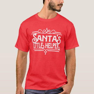 Camiseta Auxiliar de Papais noeis  T-Shirt de Natal