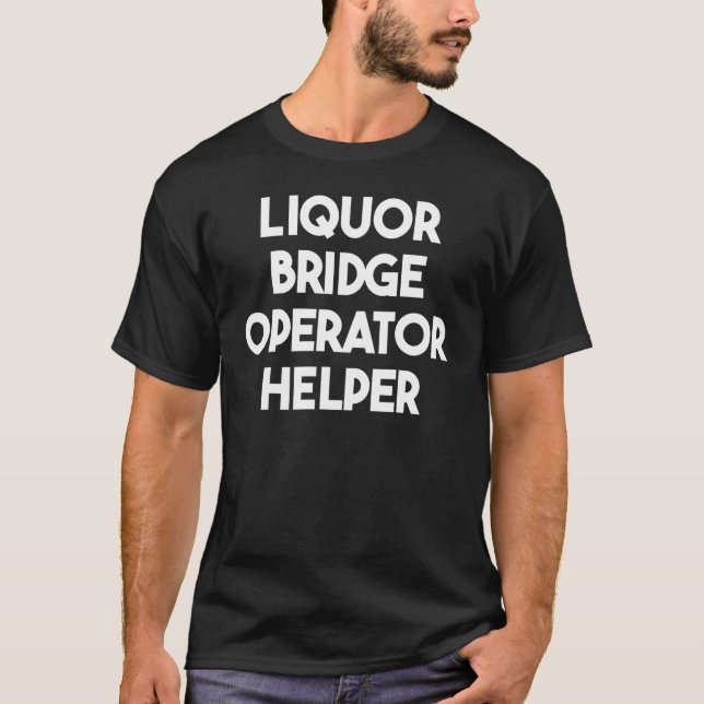 Camiseta Auxiliar do Operador de Ponte Liquor (Frente)