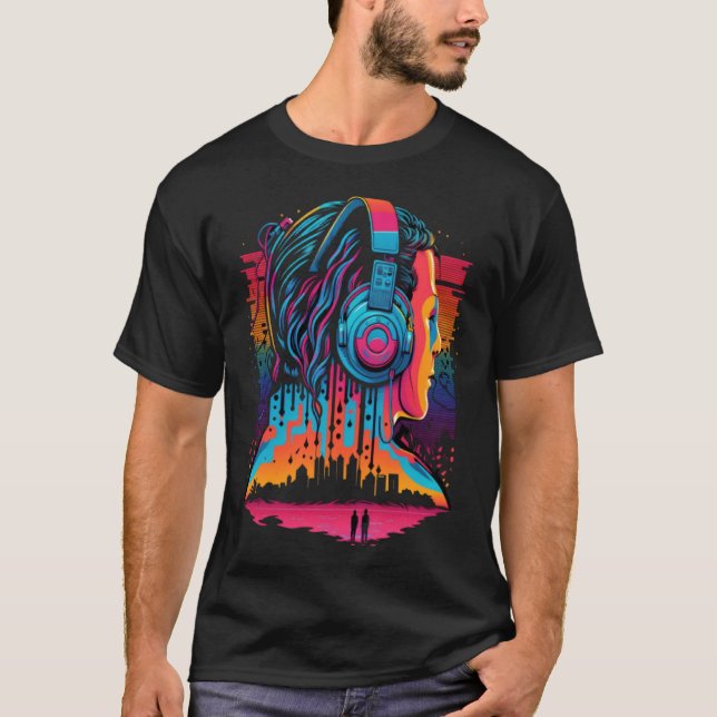 Camiseta AV Technician Headphones Audio Visual Tech Sound E (Frente)