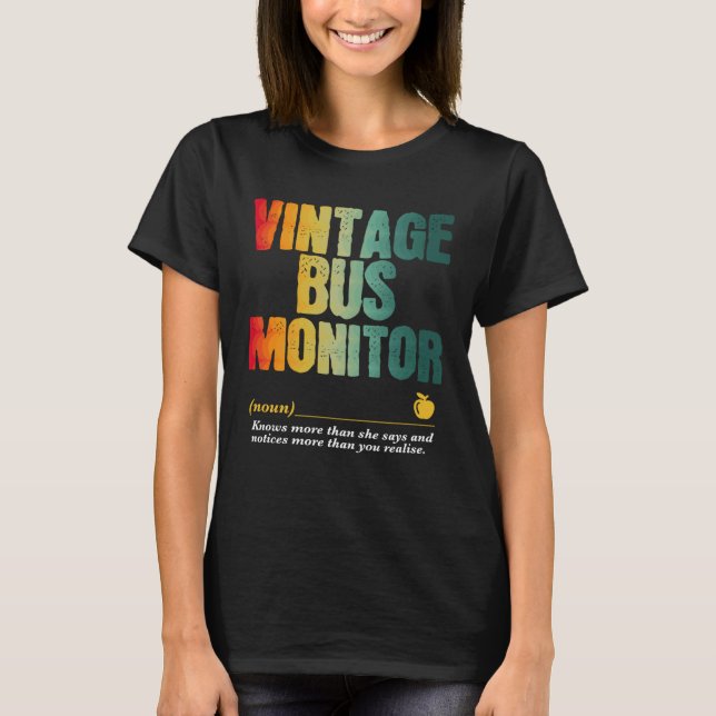 Camiseta Avaliação do Monitor de Barramento Semana de Volta (Frente)