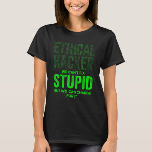 Camiseta Avaliador de Caneta de segurança cibernética do ha