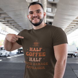 Camiseta Avaliador de Danos Automáticos de Meio Café