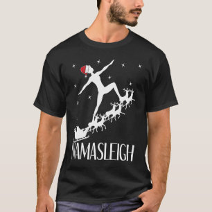 Camiseta Avanço no Workout de Yogi de Natal em Namasleigh