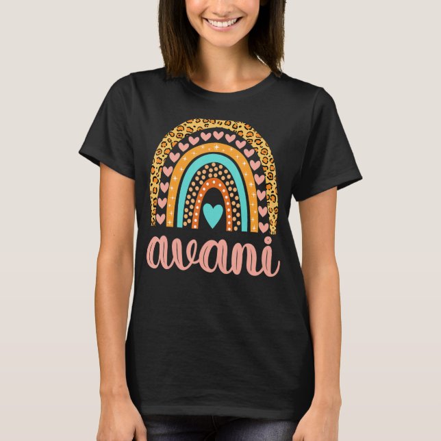 Camiseta Avani T-Shirt Avani Name Birthday Shirt Gift (Frente)