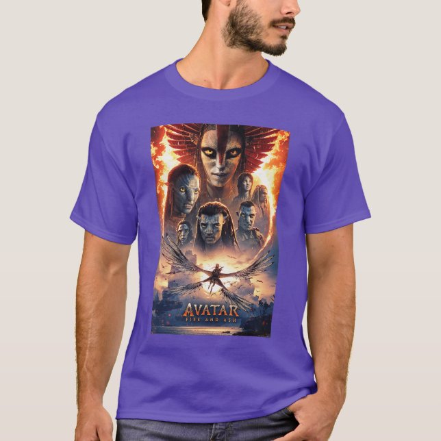 Camiseta Avatar Fire and Ash Official Movie Theatrical Post (Frente)