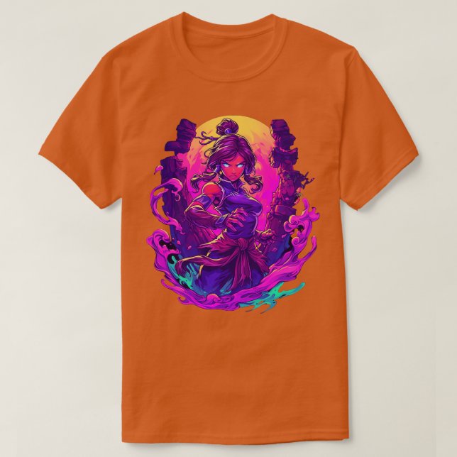Camiseta avatar korra (Frente do Design)