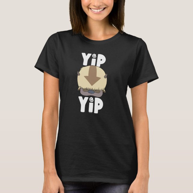 Camiseta Avatar O Último Airbender - Appa Sky Bison Yip Yip (Frente)