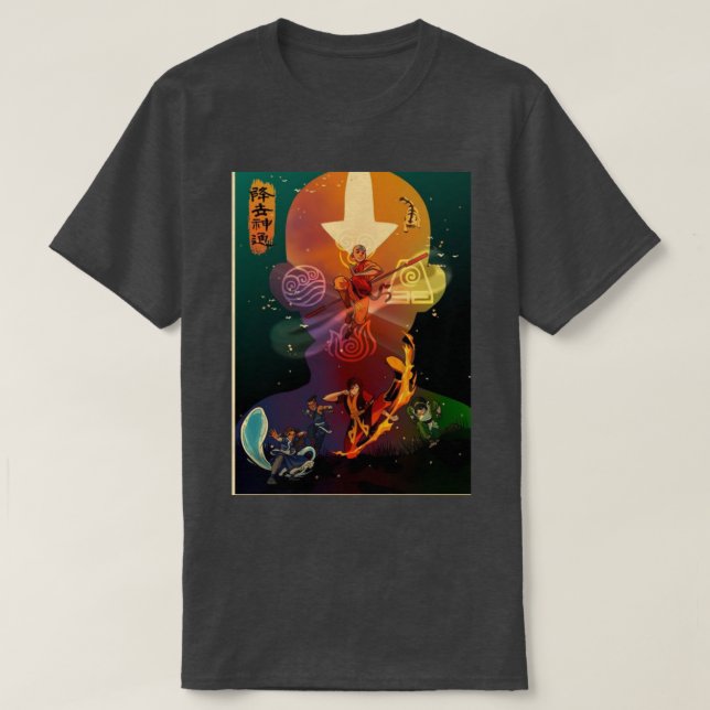 Camiseta avatar, os últimos 6 (Frente do Design)