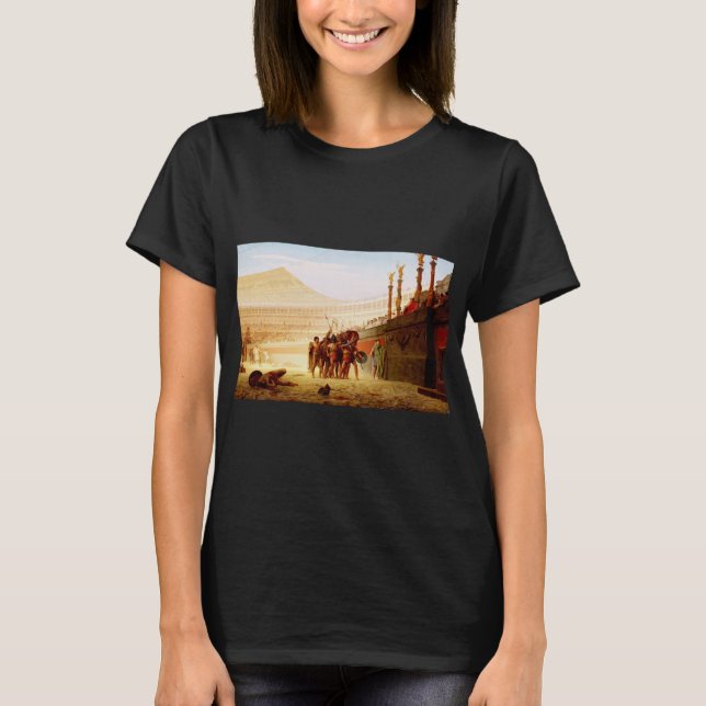 Camiseta Ave César de Jean-Léon Gérôme (Frente)