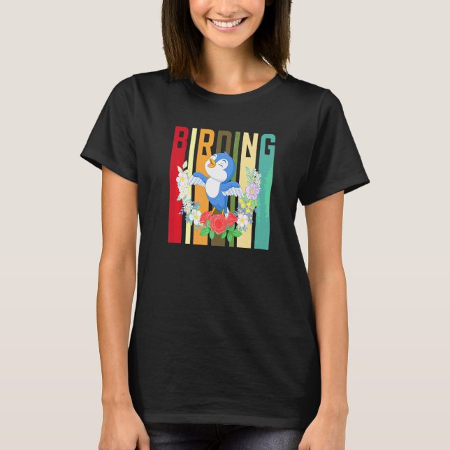 Camiseta Ave de Aves Observando (Frente)