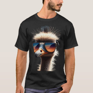 Camiseta Ave de avestruz Emu Ratite Eu amo avestruzes Alega