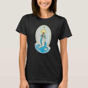Camiseta Ave Maris Stella Senhora Mãe Abençoada Maria Latim