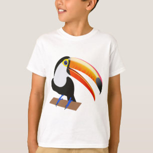 Camiseta ave, natureza, exótica