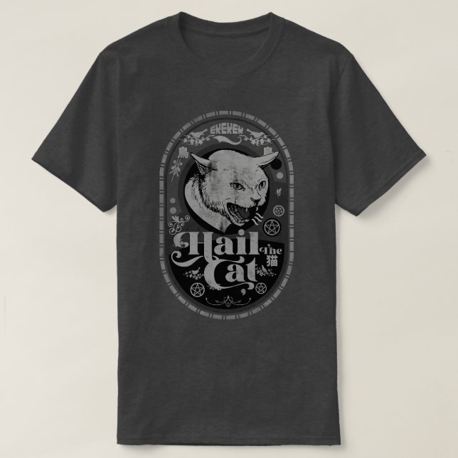 Camiseta Ave O Gato BW (Frente do Design)