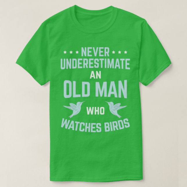 Camiseta Ave Observando (Frente do Design)