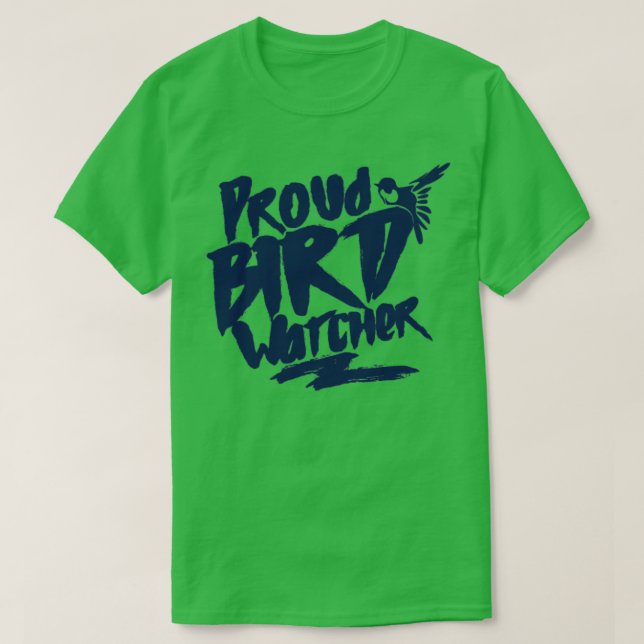 Camiseta Ave Observando 16 (Frente do Design)