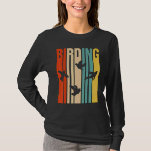 Camiseta Ave Observando Aves De Cama Twitcher