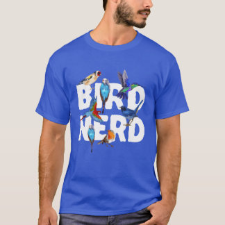 Camiseta Ave Observando Design de Ornitólogo para um Nerd d