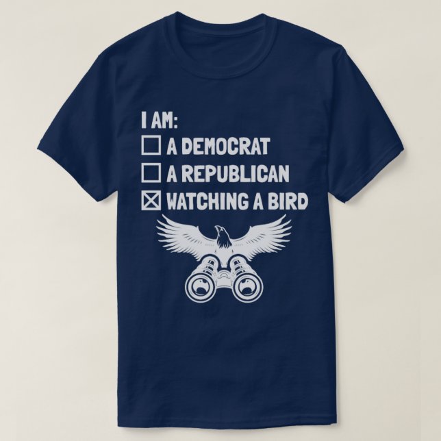 Camiseta Ave Observando Ornitólogo Bird Watcher Birder 3 (Frente do Design)