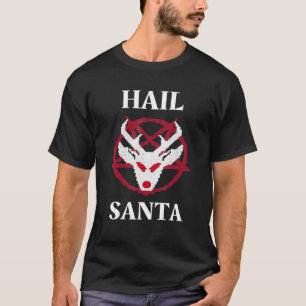Camiseta Ave Papai noel Natal Humor Ateísta Religião Satani