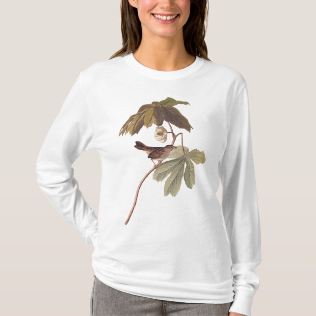 Camiseta Ave-pássaro-brava do pântano de Audubon em Mandrak (Frente)