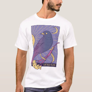 Camiseta Ave Sagrado Caprichoso com Lua Crescente