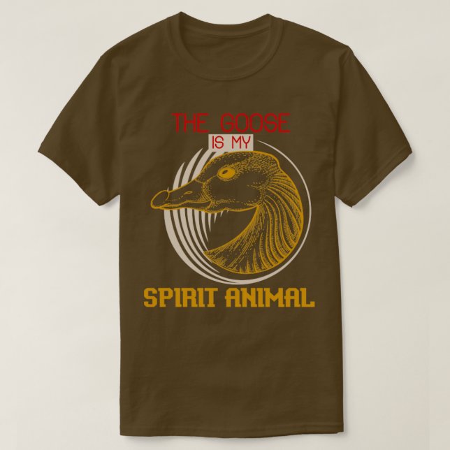 Camiseta Ave Spirit Animal Geese Goose (Frente do Design)