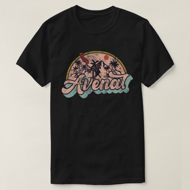 Camiseta Avenal, Califórnia (Frente do Design)