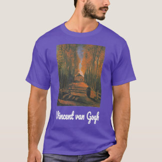 Camiseta Avenida Van Gogh dos Poplars no outono - Retro Vin