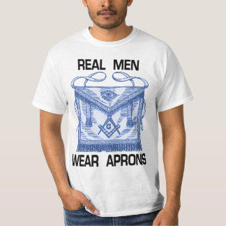 Camiseta Aventais reais do desgaste de homens!