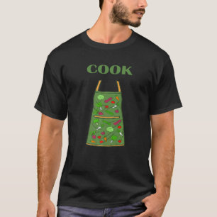 Camiseta Avental de Cozinheiros Chefs Cozinheira Vegana Veg