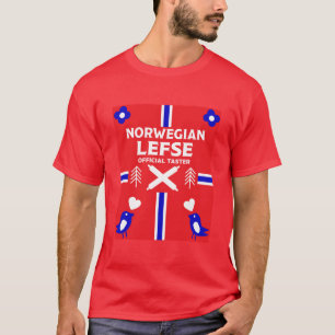 Camiseta Avental de Lefse Flatbread Norueguês