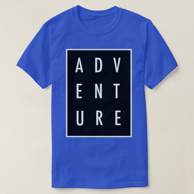 Camiseta aventura (Frente do Design)