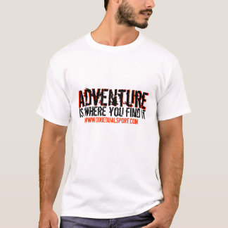 Camiseta Aventura 1 do DDS: Parte dianteira & parte