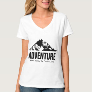 Camiseta Aventura aguarda além da zona de conforto