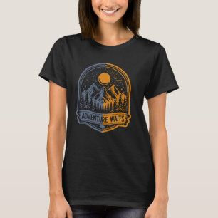 Camiseta Aventura Aguarda Aventura Camping