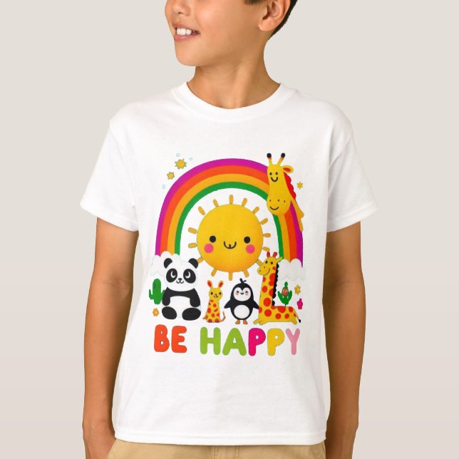 Camiseta Aventura Aguarda Ser Feliz (Frente)