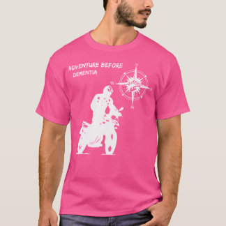 Camiseta Aventura Antes Da Demência 700 Gs De Motocicleta F