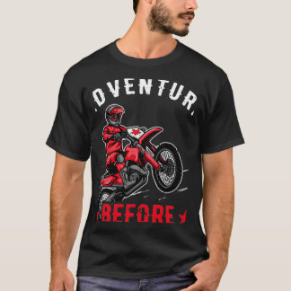 Camiseta Aventura Antes Da Dementia Biker Motocicleta Legal