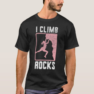Camiseta Aventura Bouldering Rock Escalando Rapariga