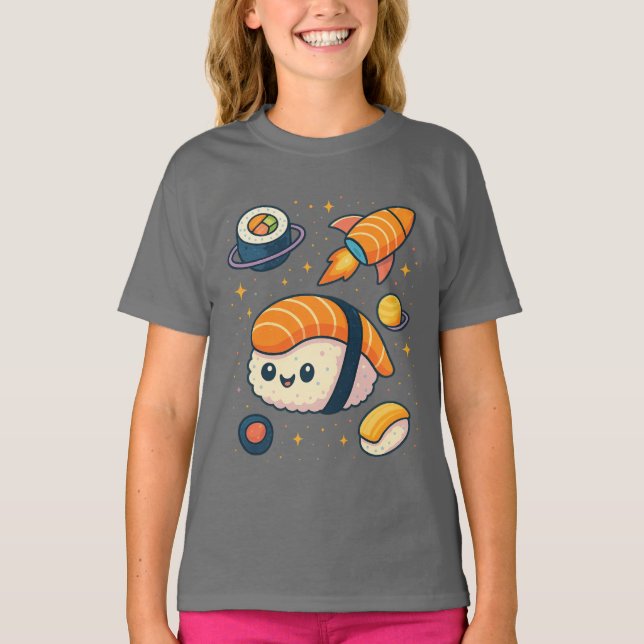 Camiseta Aventura Cosmic Sushi (Frente)