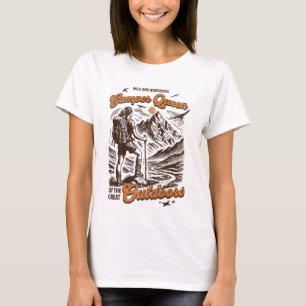 Camiseta Aventura da rainha selvagem e maravilhosa do campe