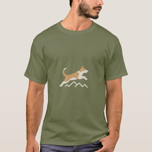 Camiseta aventura de caminhada (Frente)