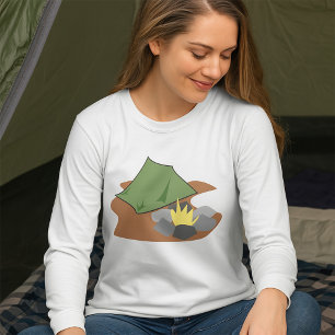 Camiseta Aventura de Campanha e Campanha no Exterior
