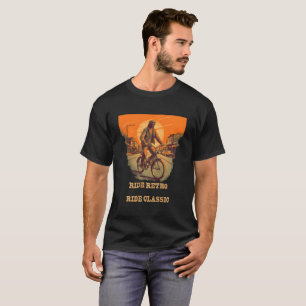 Camiseta Aventura de Ciclismo pela Paisagem Rural